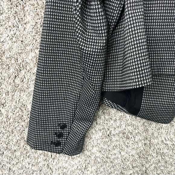 Lane Bryant Blazer Women’s 22 Black and White Houndstooth Jacket - Picture 4 of 6